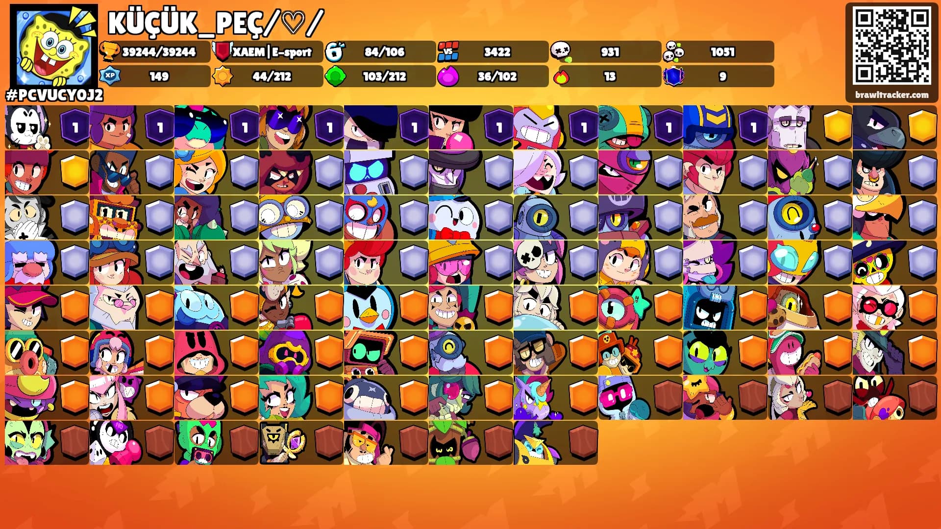 KÜÇÜK_PEÇ/♡/'s Ranks