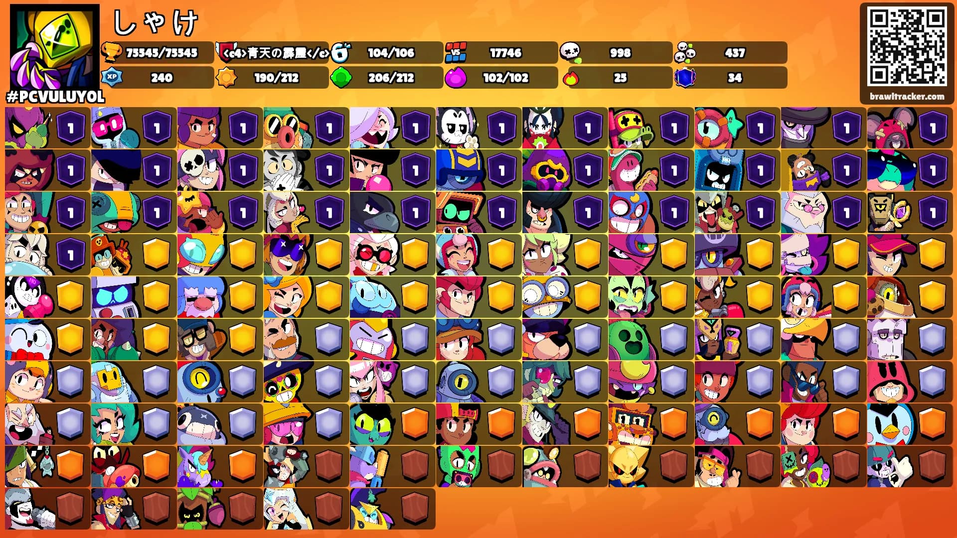 しゃけ's Ranks