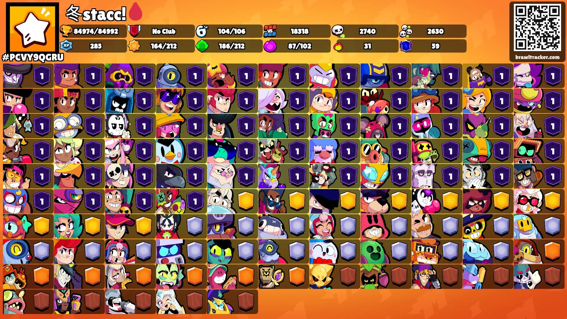 冬stacc!🩸's Ranks