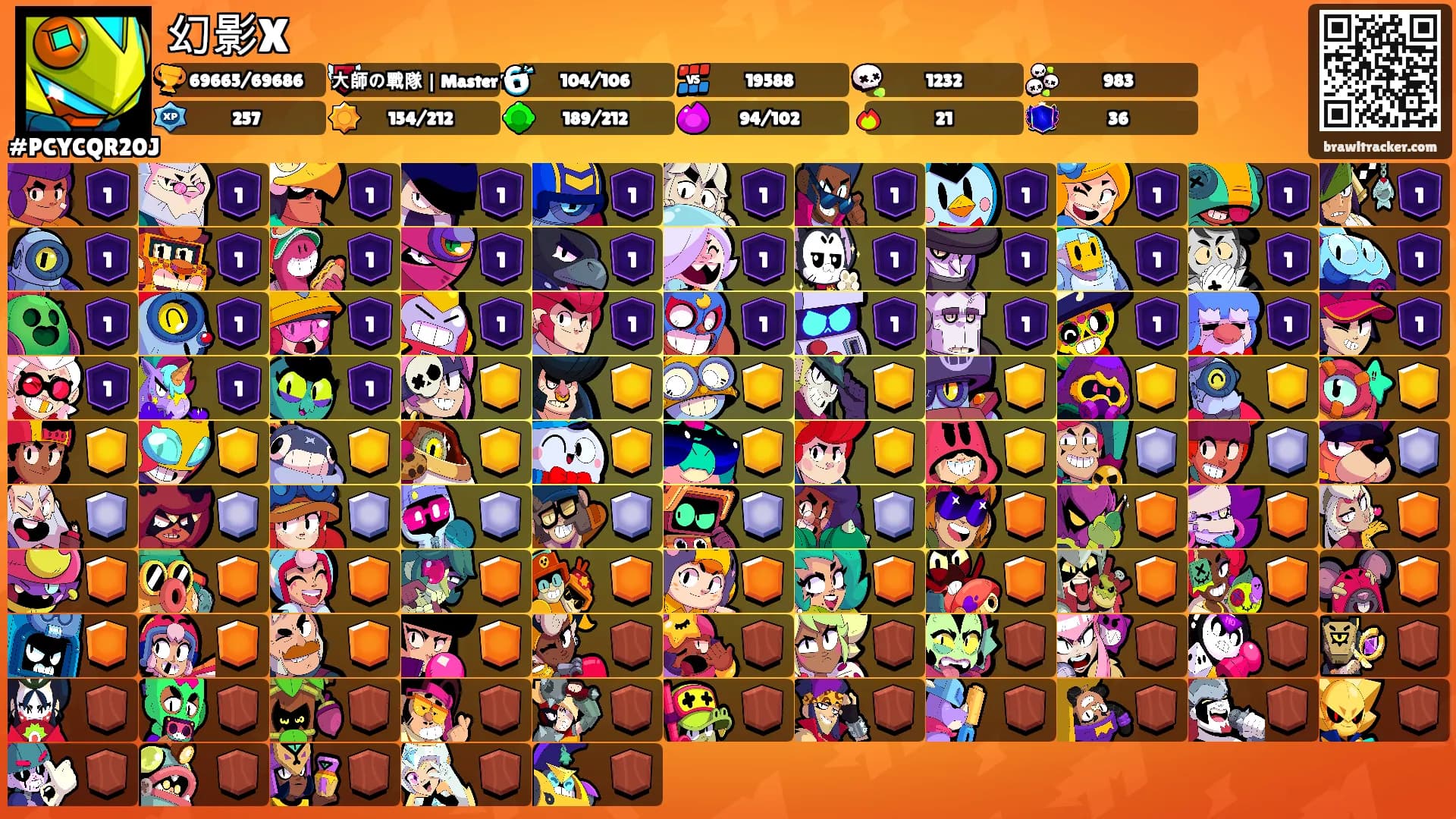 幻影X's Ranks