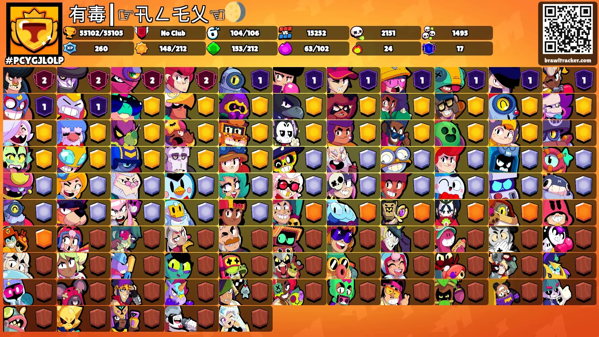 有毒┃☞卂ㄥ乇乂☜🌖's Ranks