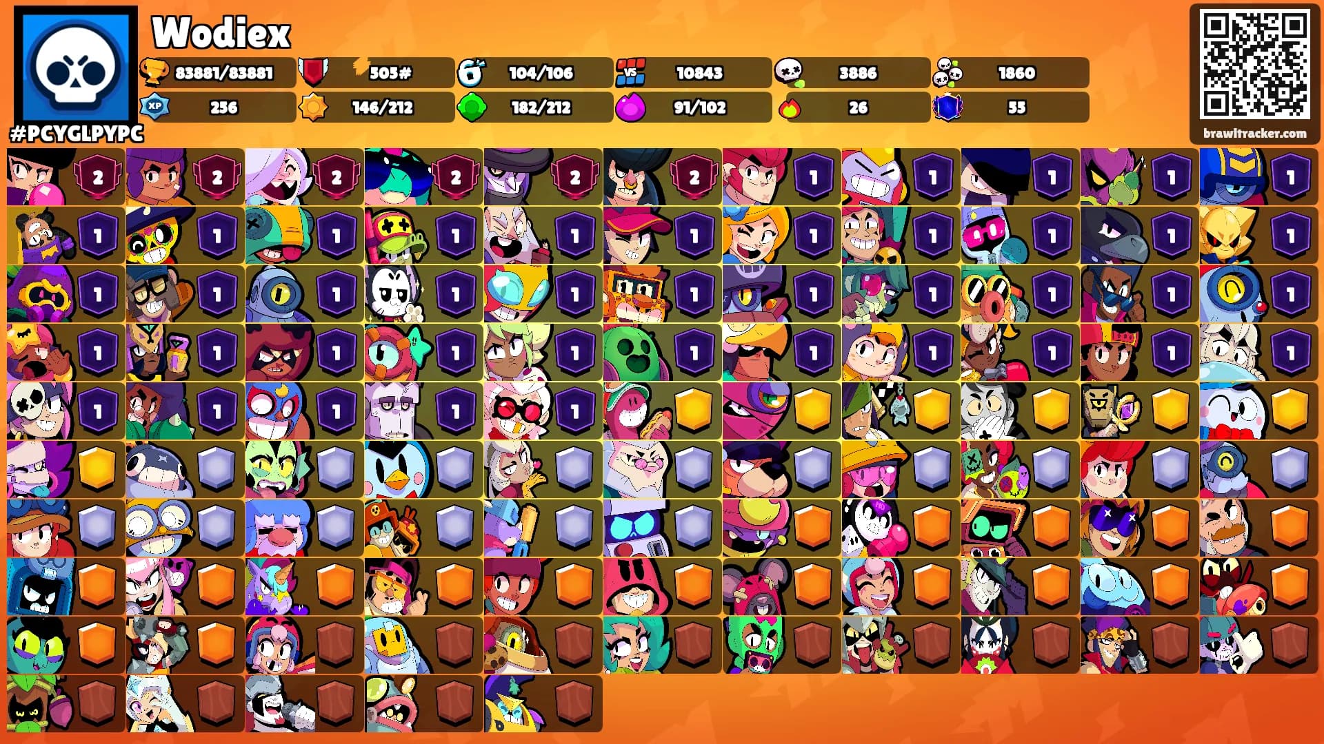 Wodiex's Ranks