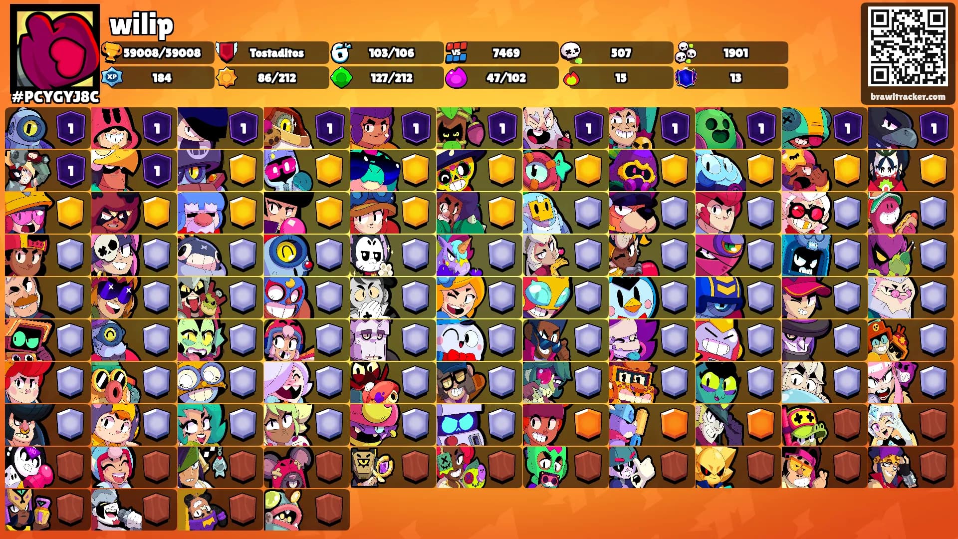 wilip's Ranks