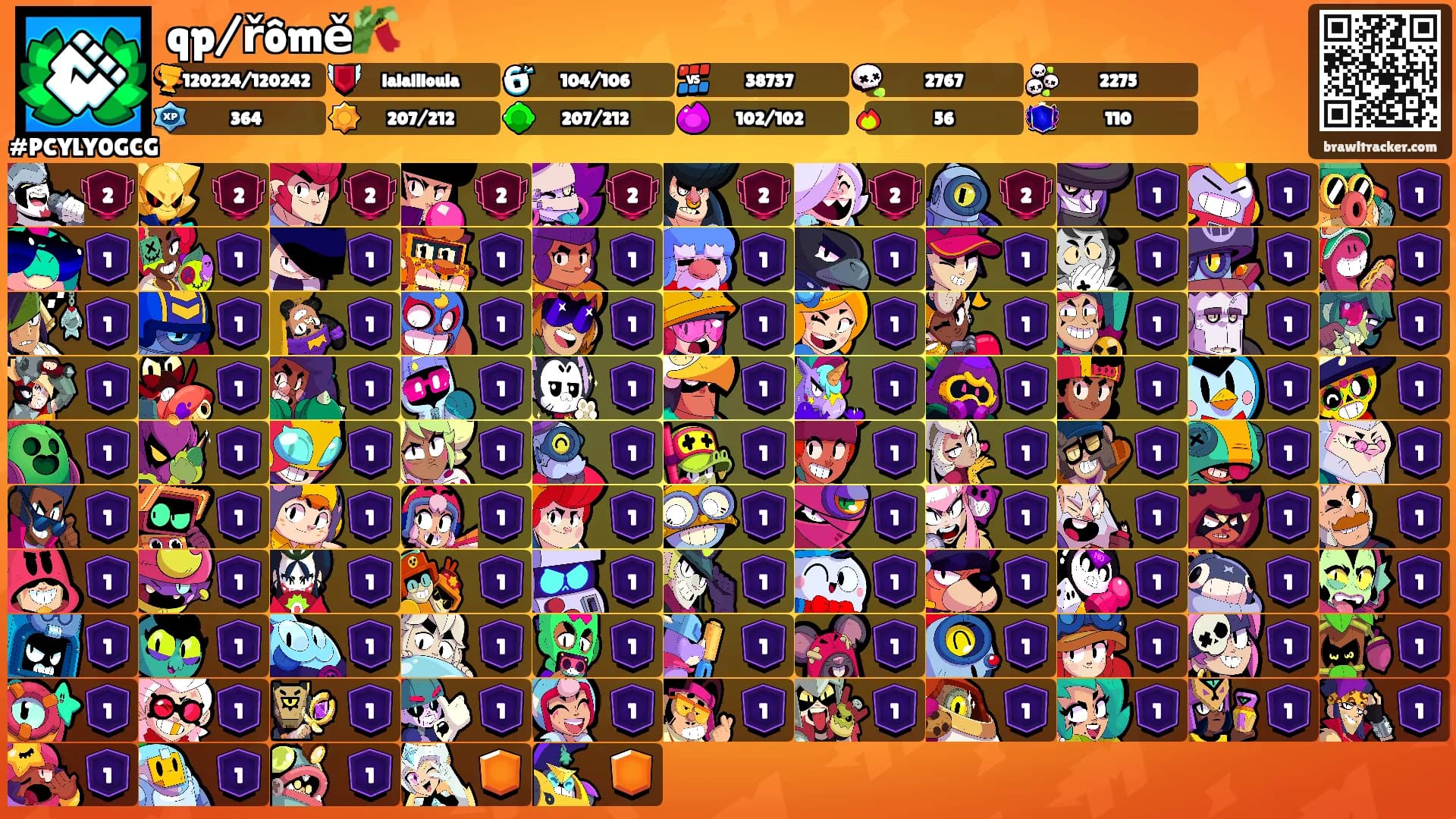 qp/řômě🎋's Ranks