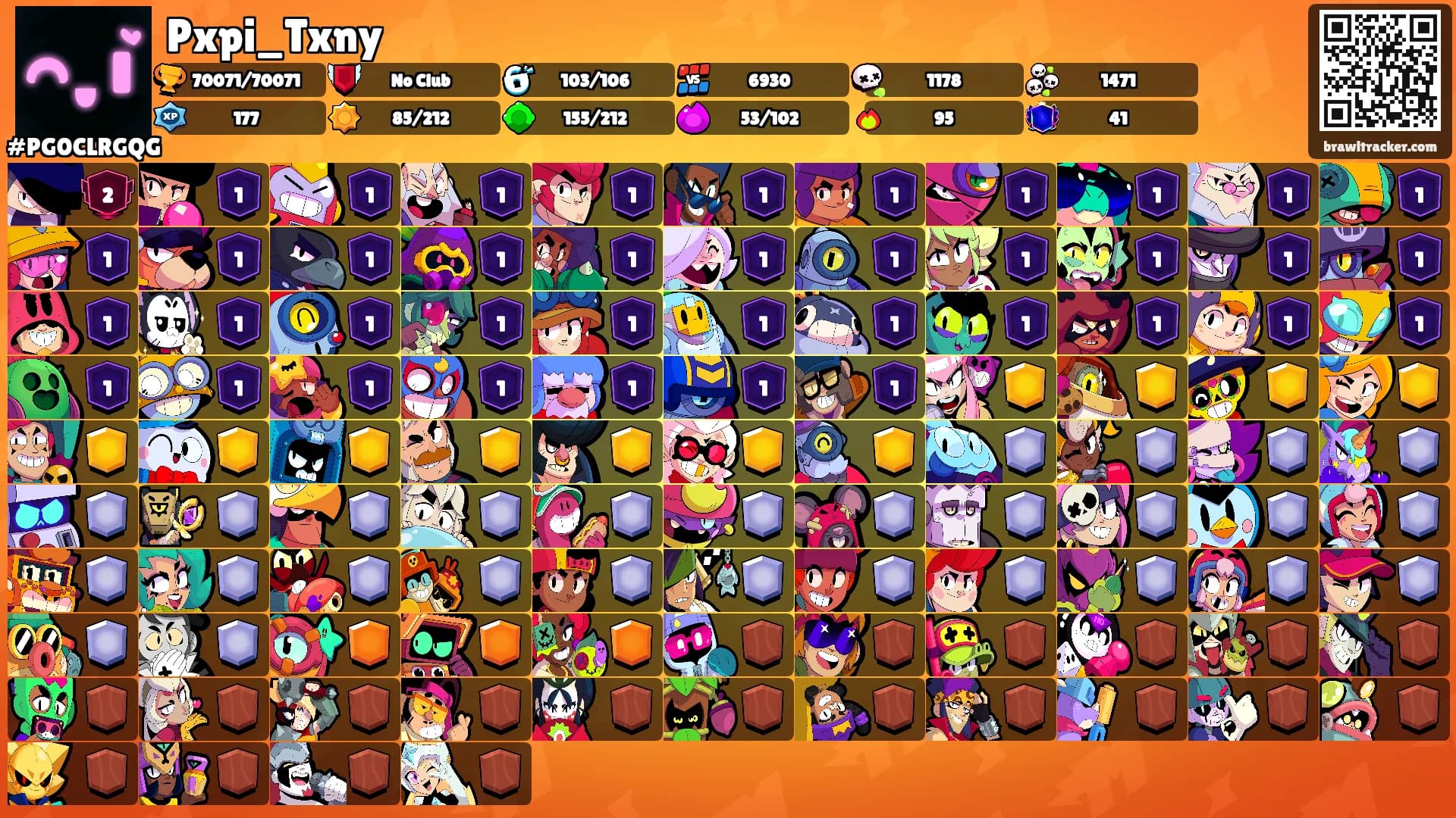 Pxpi_Txny's Ranks