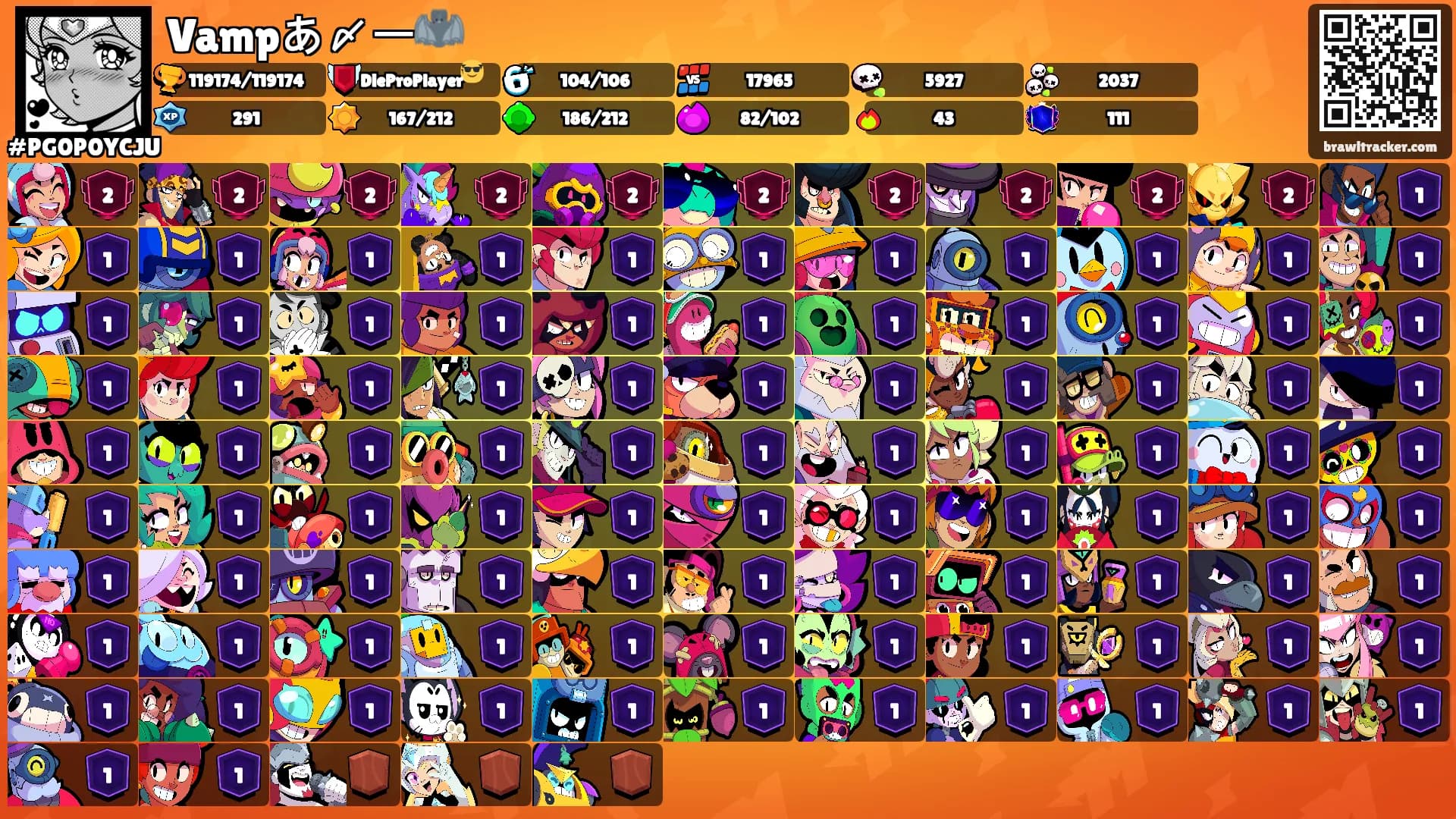 Vampあ〆ー🦇's Ranks