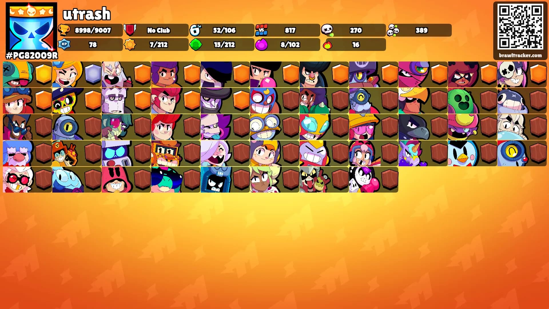 utrash's Ranks