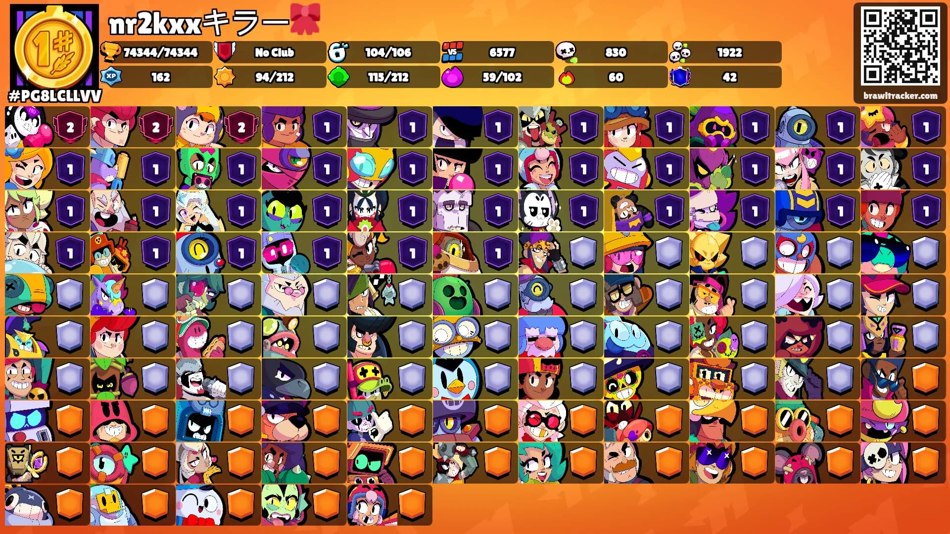 nr2kxxキラー🎀's Ranks