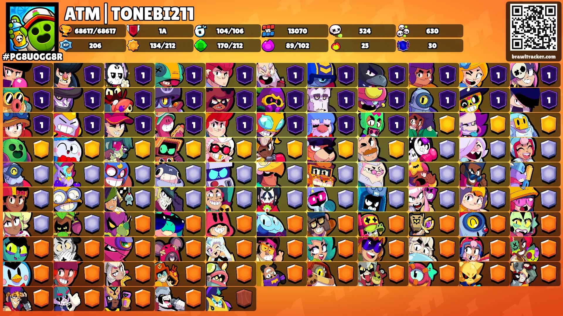 ATM|TONEBI211's Ranks