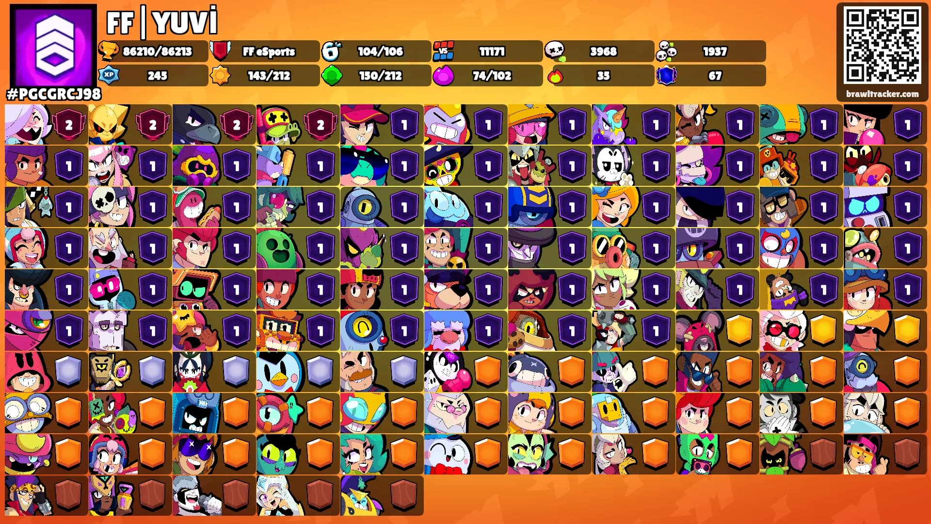 FF|YUVİ's Ranks