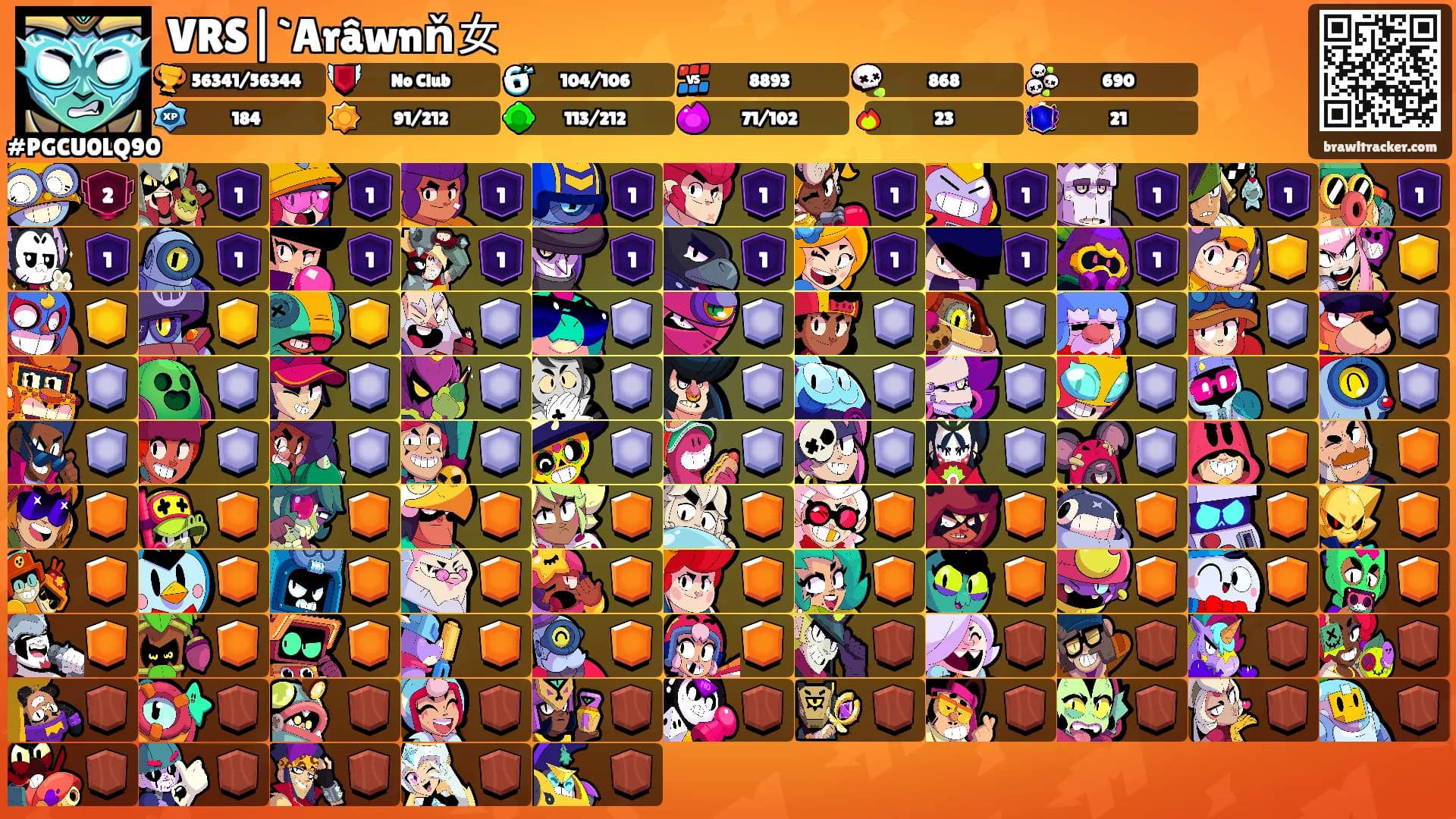 VRS|`Arâwnň女's Ranks
