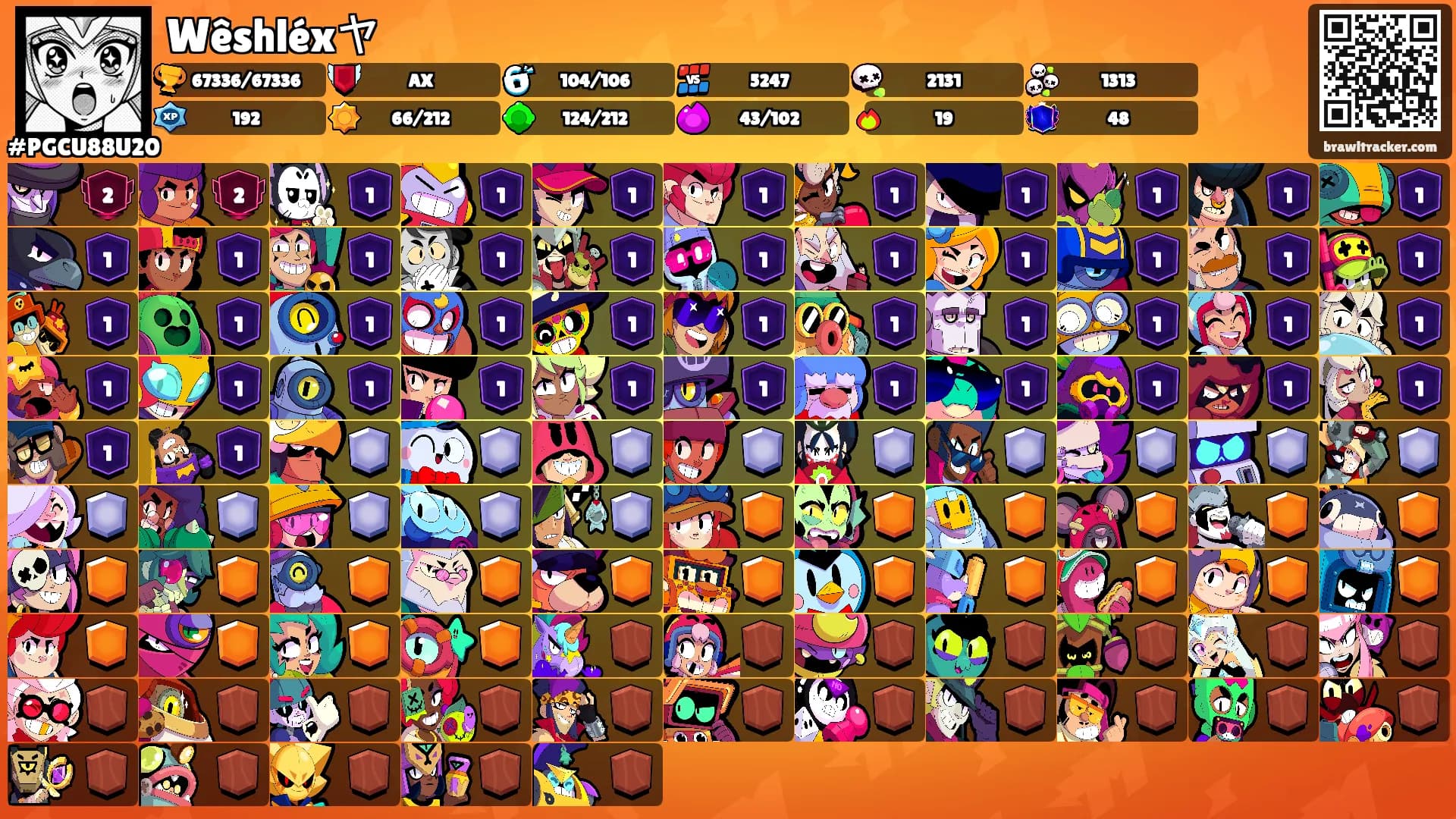 Wêshléxヤ's Ranks