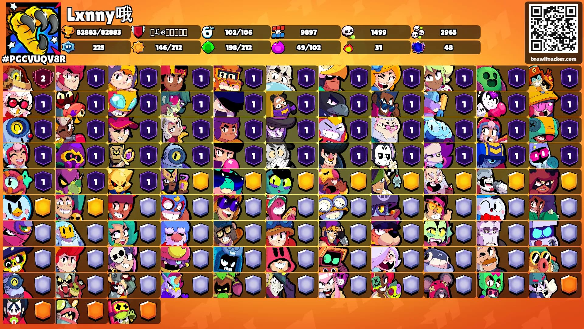 Lxnny哦's Ranks