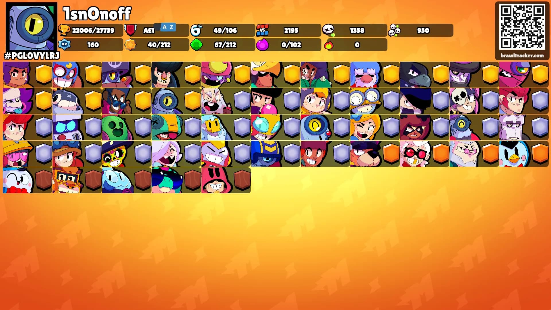 1snOnoff's Ranks