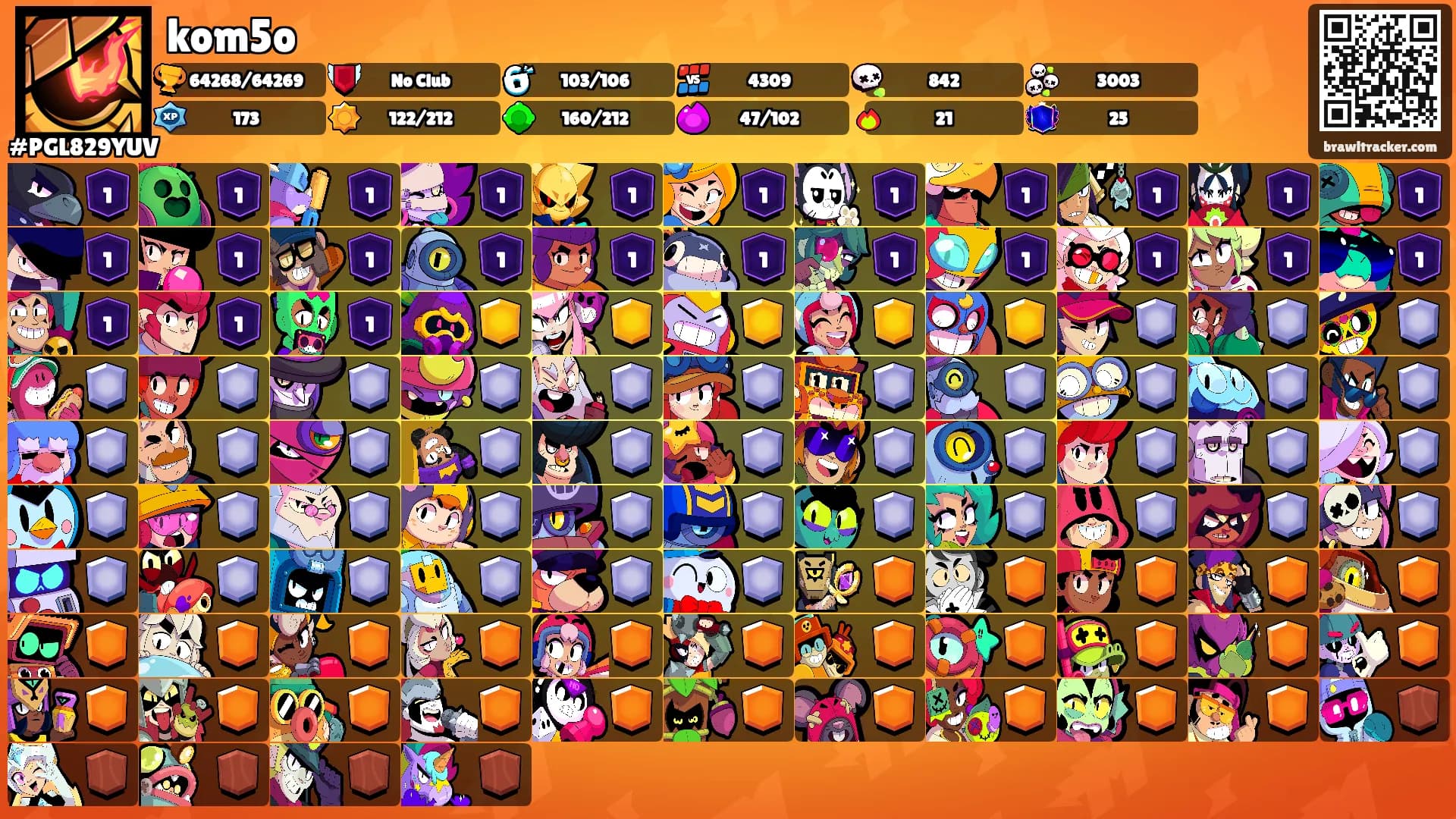 kom5o's Ranks