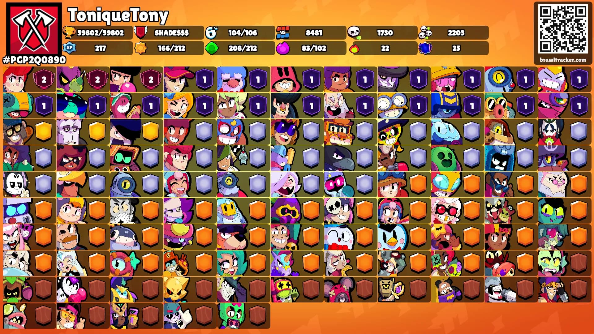 ToniqueTony's Ranks