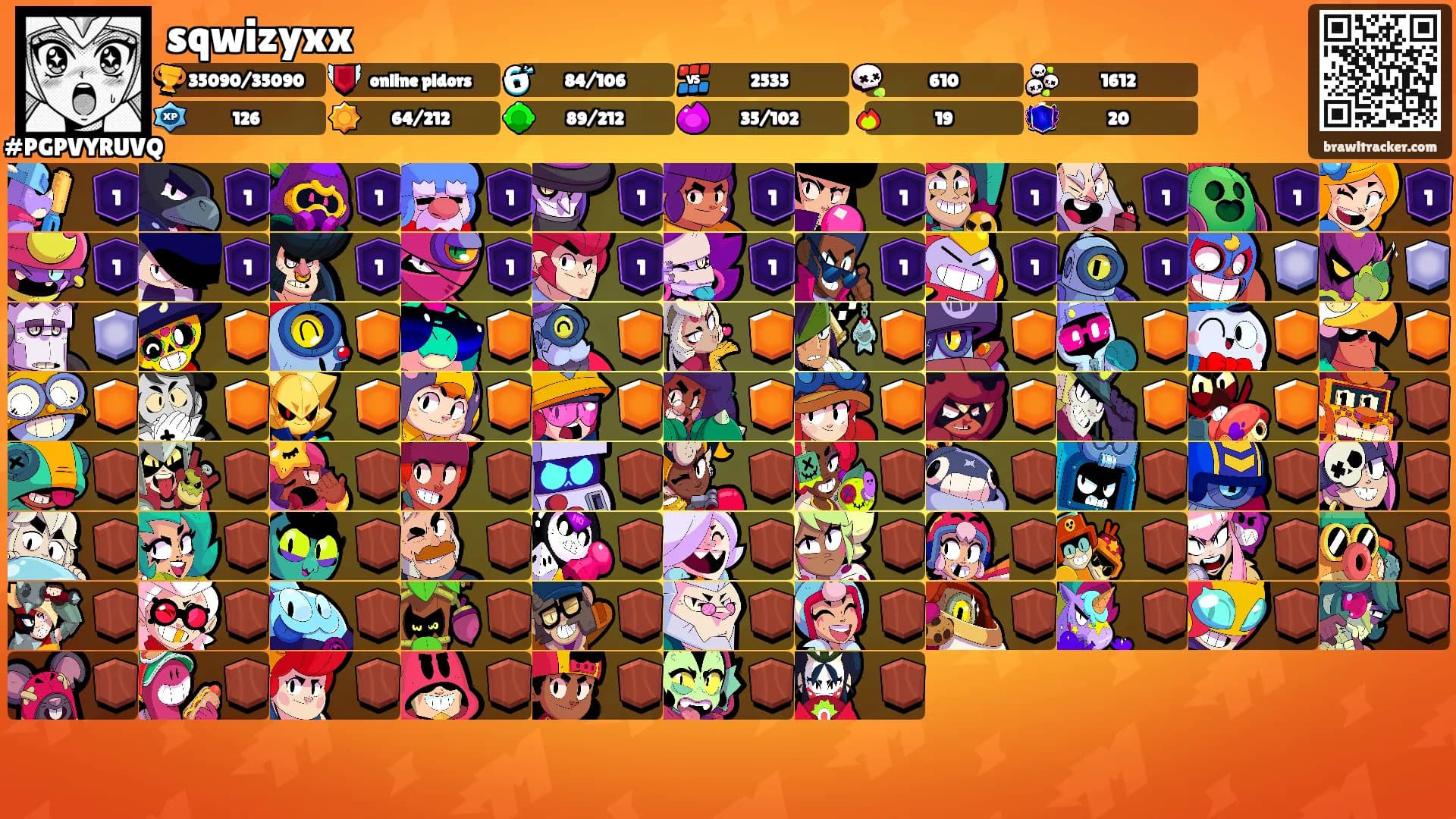 sqwizyxx's Ranks