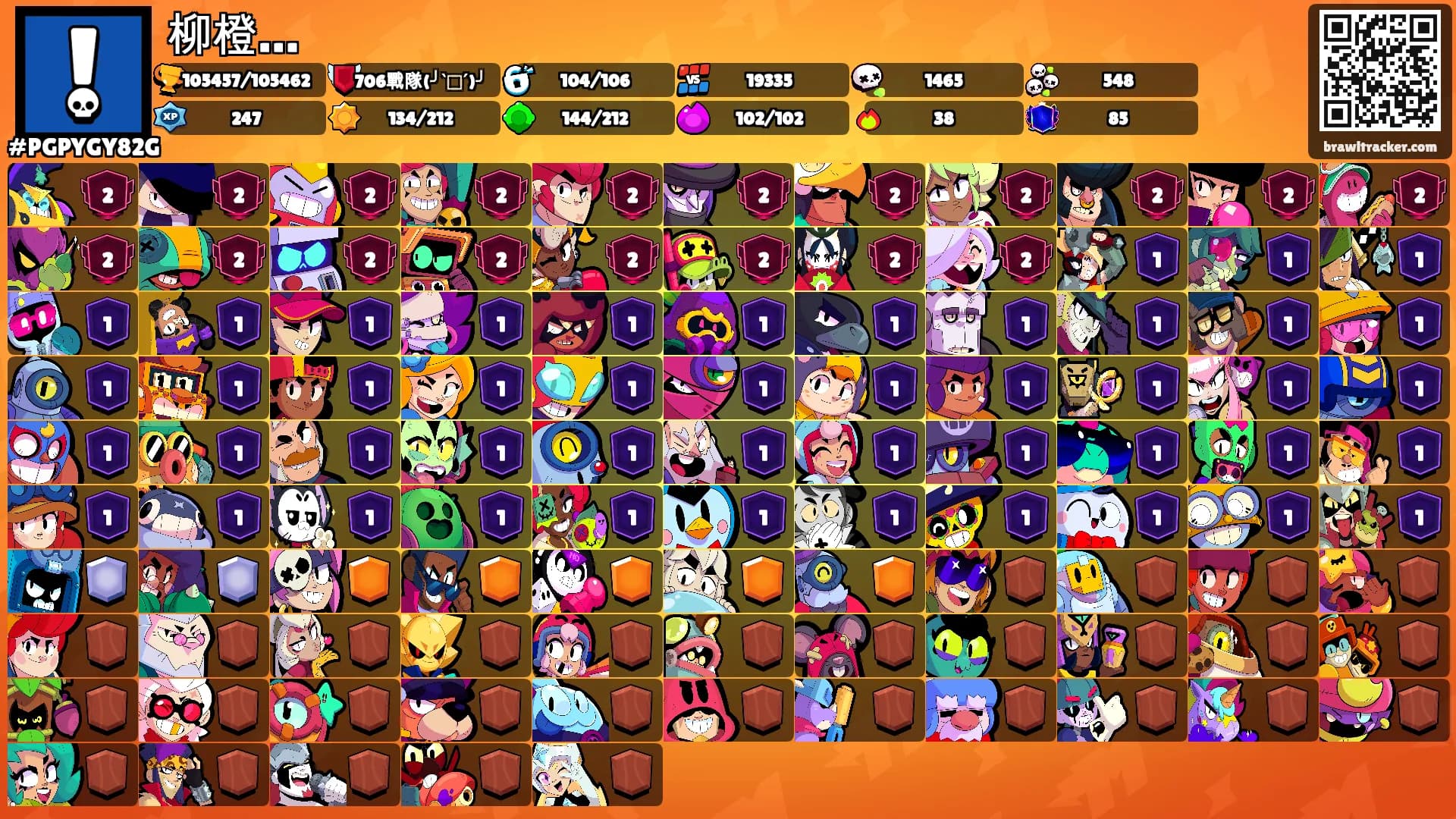 柳橙…'s Ranks