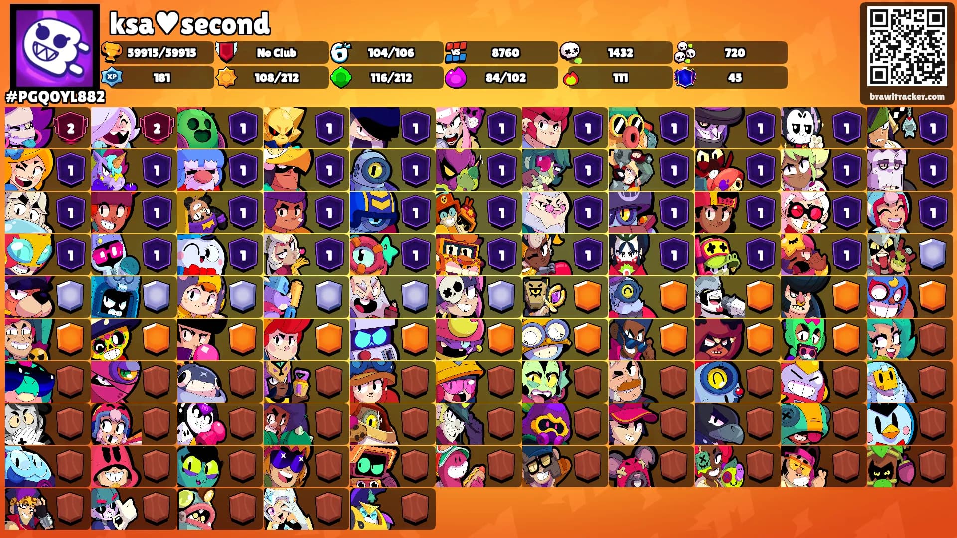 ksa♥second's Ranks