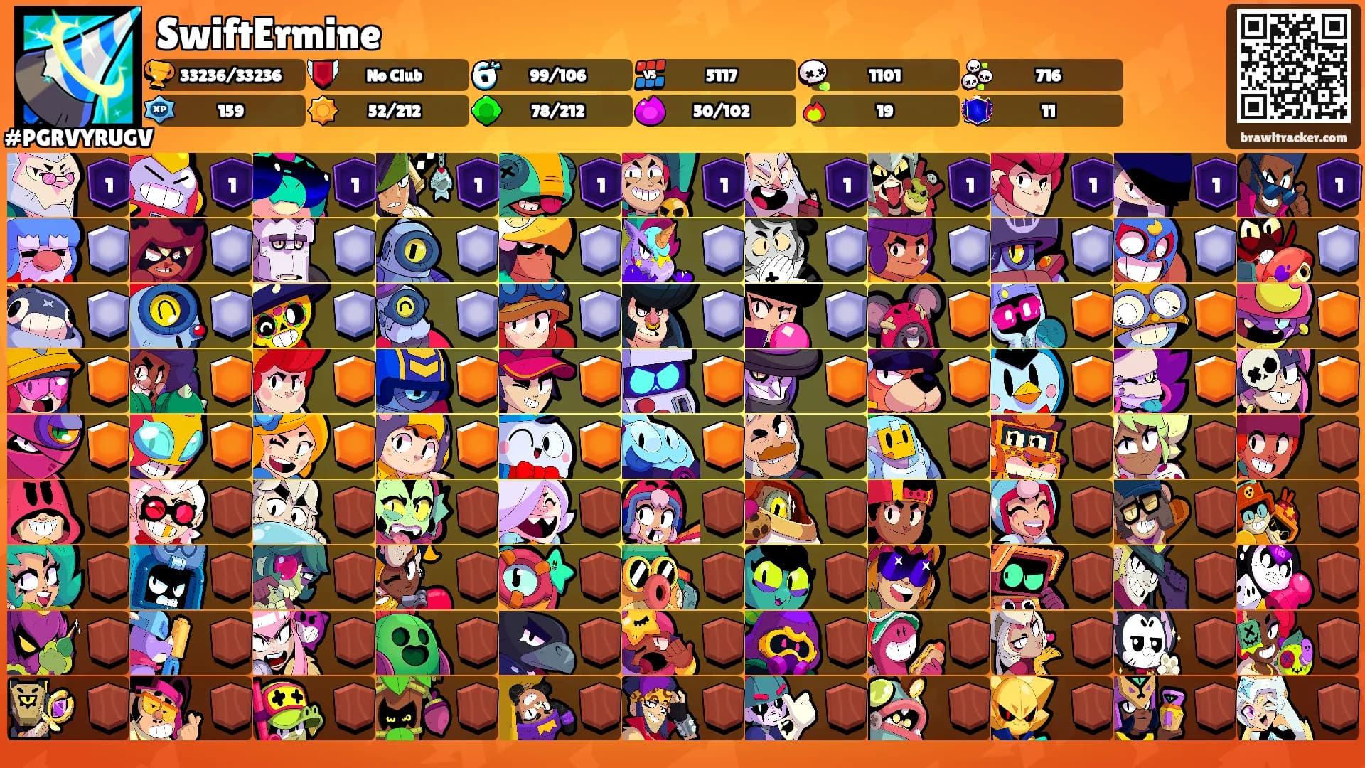 SwiftErmine's Ranks