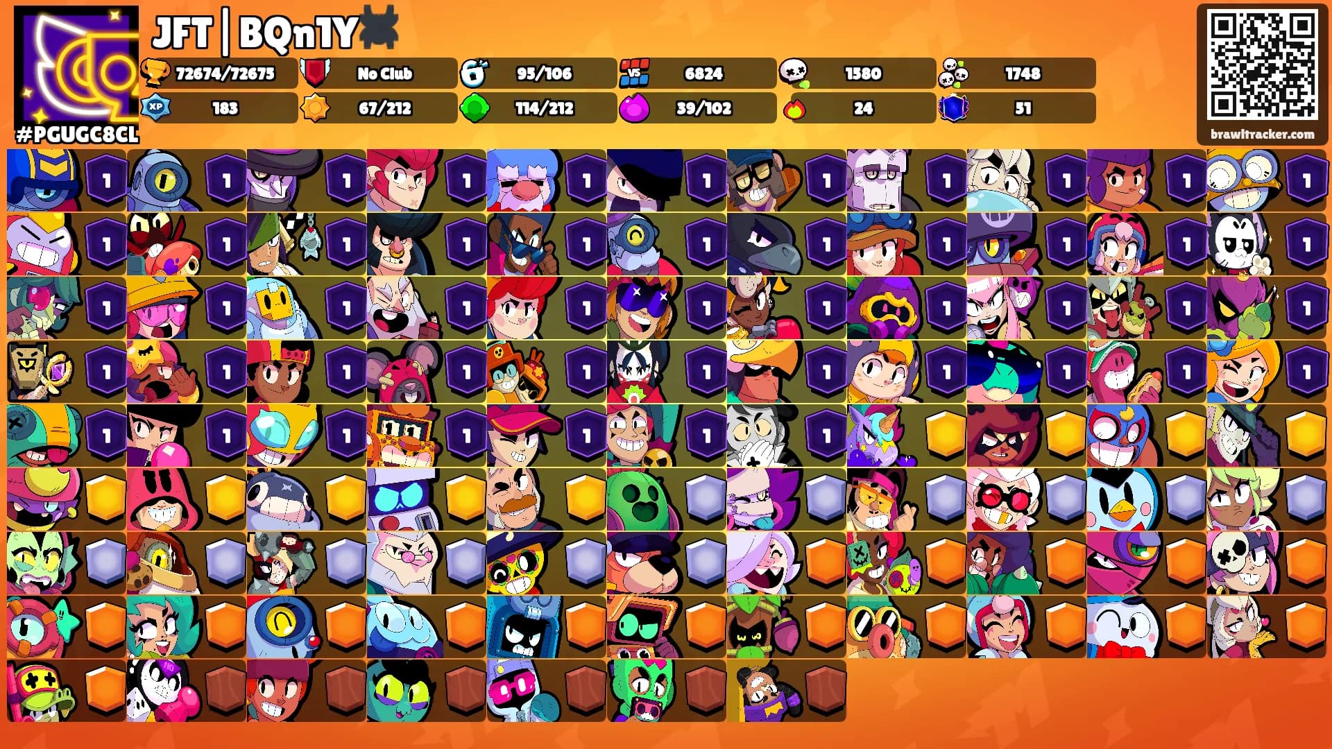 JFT|BQn1Y🕷️'s Ranks