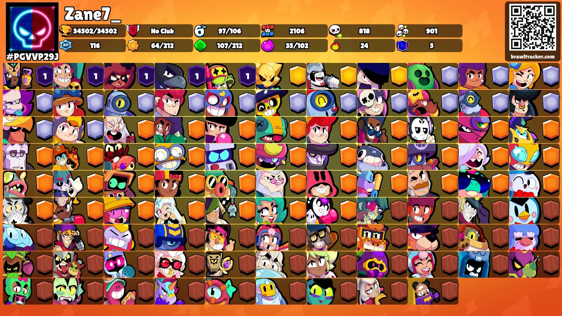 Zane7_'s Ranks