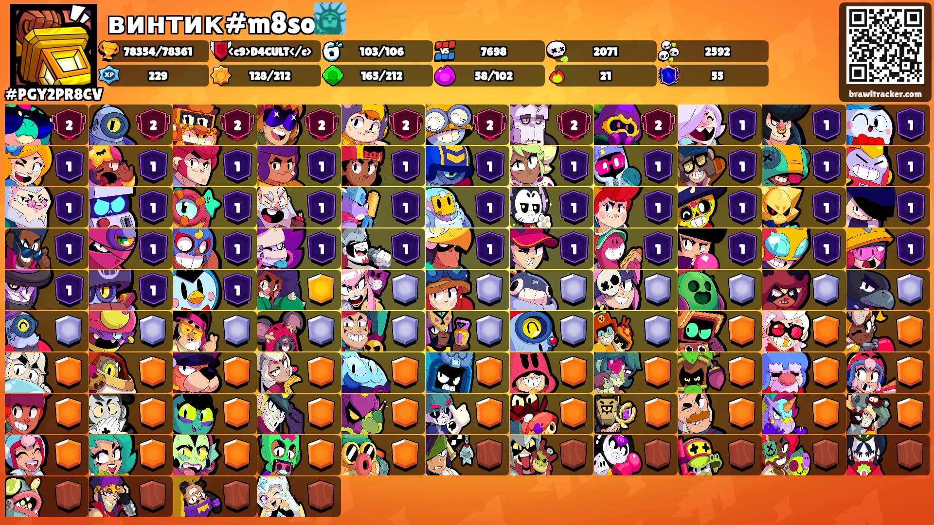 винтик#m8so🗽's Ranks