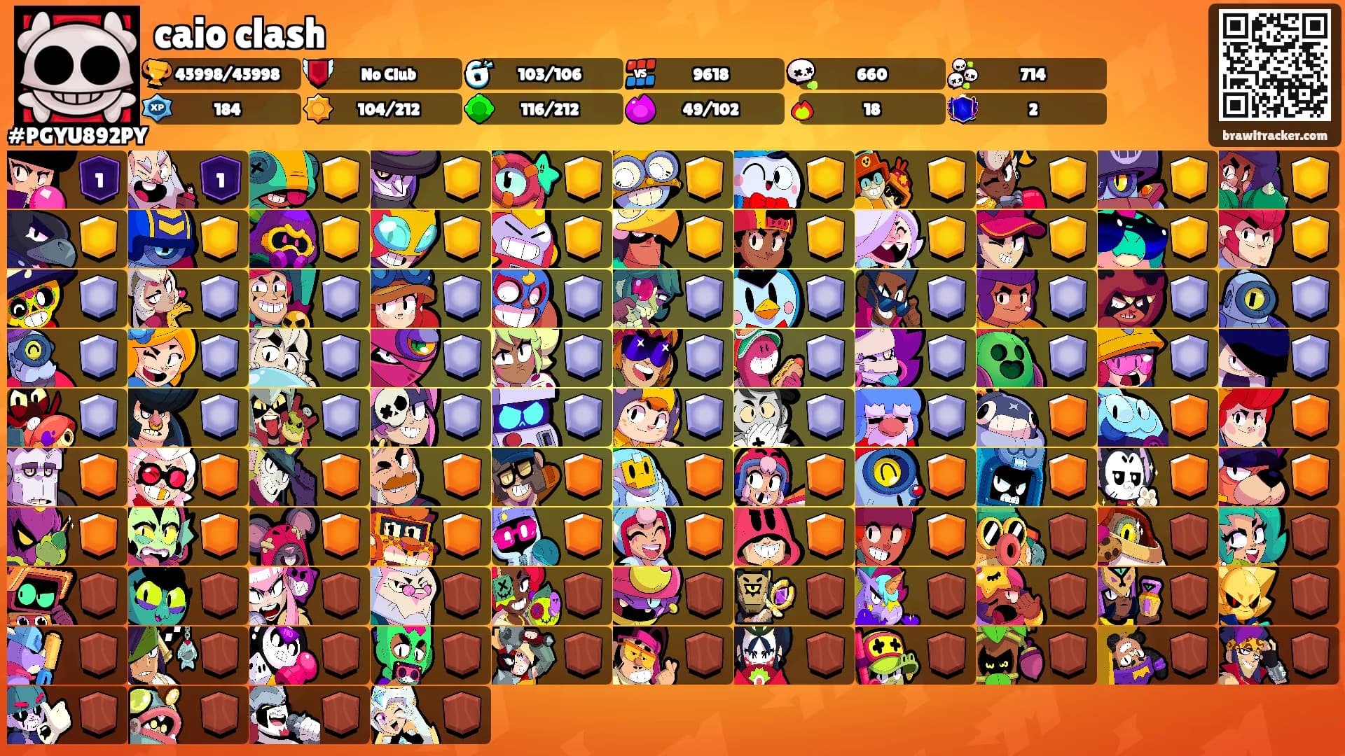 caio clash's Ranks