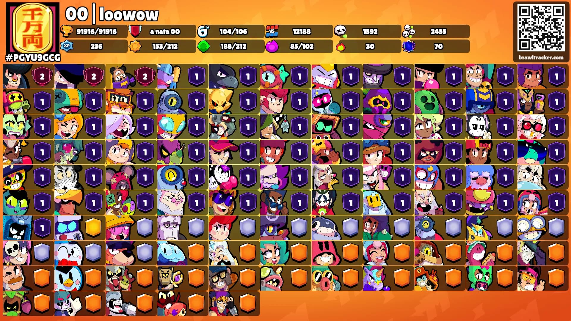 00|loowow's Ranks