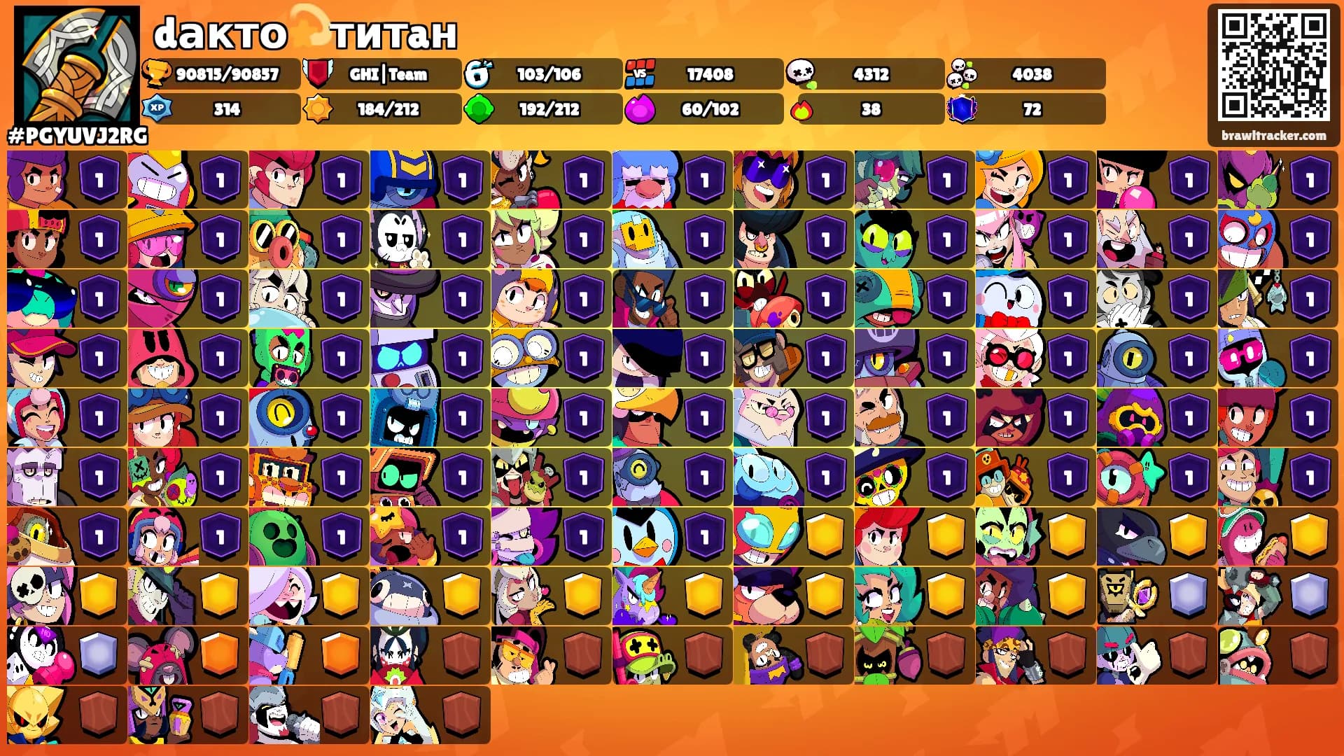 dакто💫титaн's Ranks