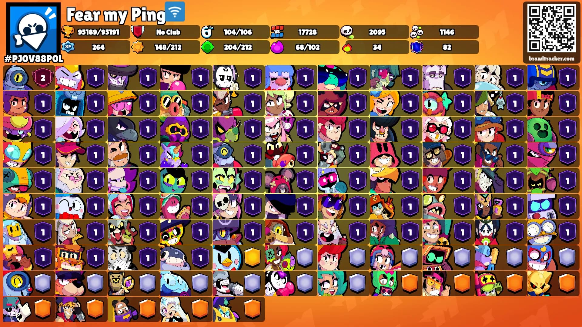 Fear my Ping🛜's Ranks