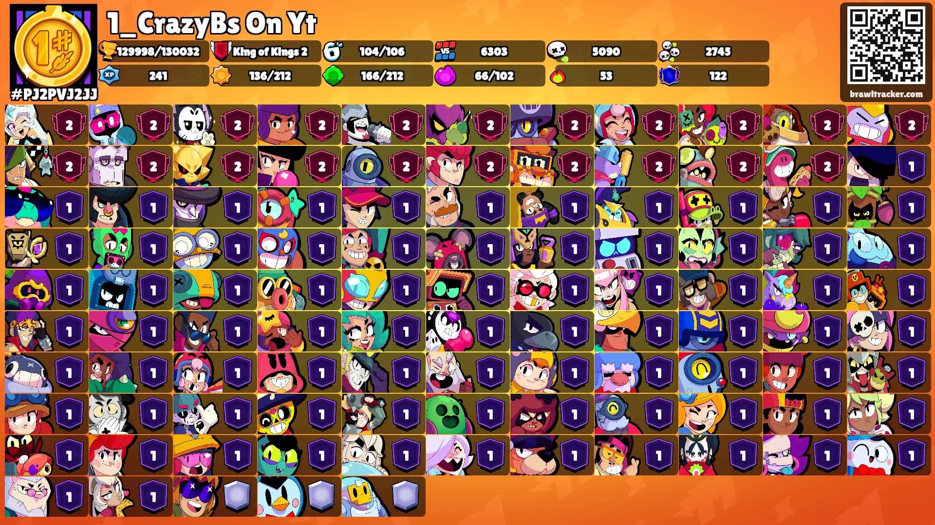 1_CrazyBs On Yt's Ranks