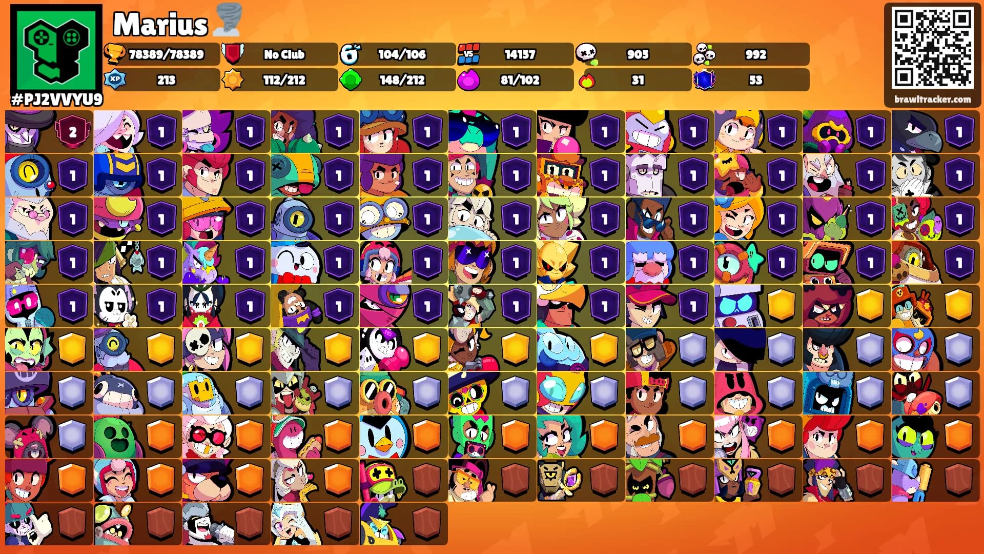 Marius 🌪️'s Ranks