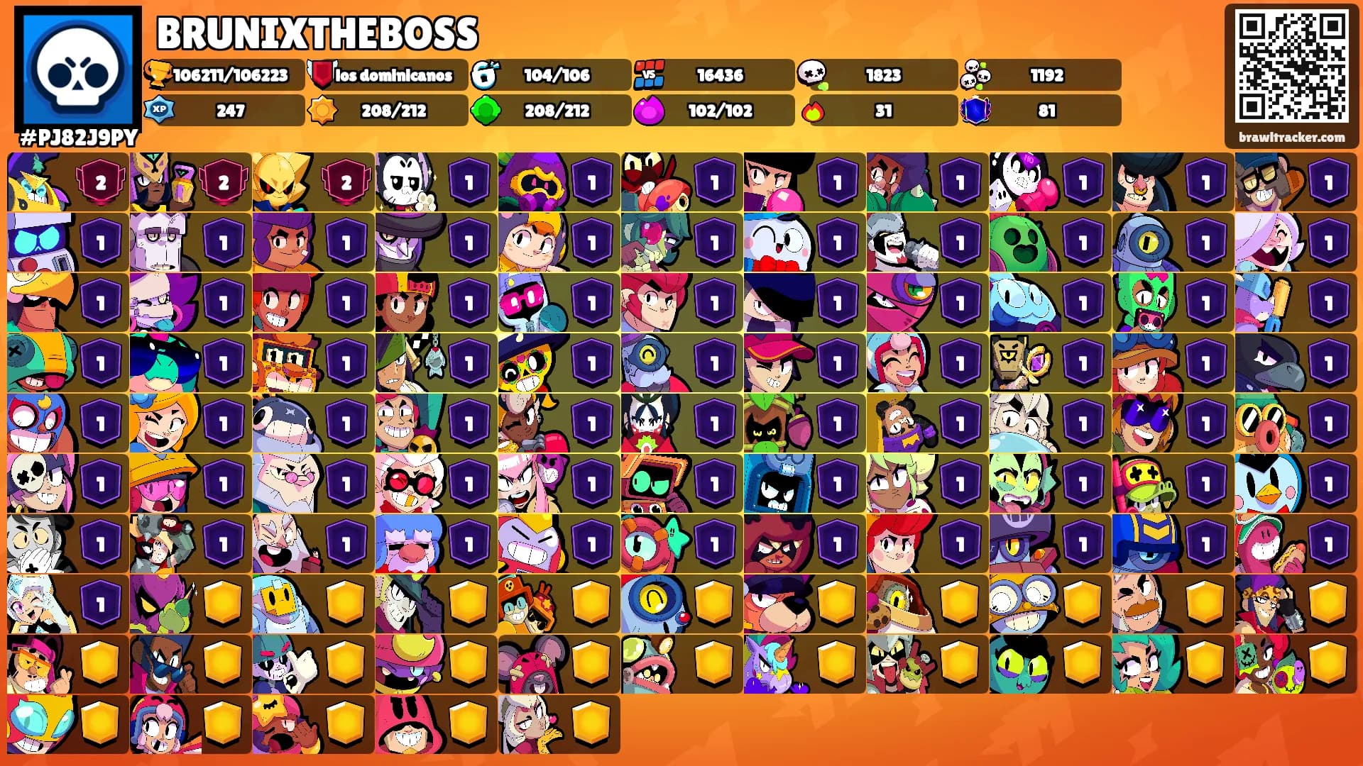 BRUNIXTHEBOSS's Ranks