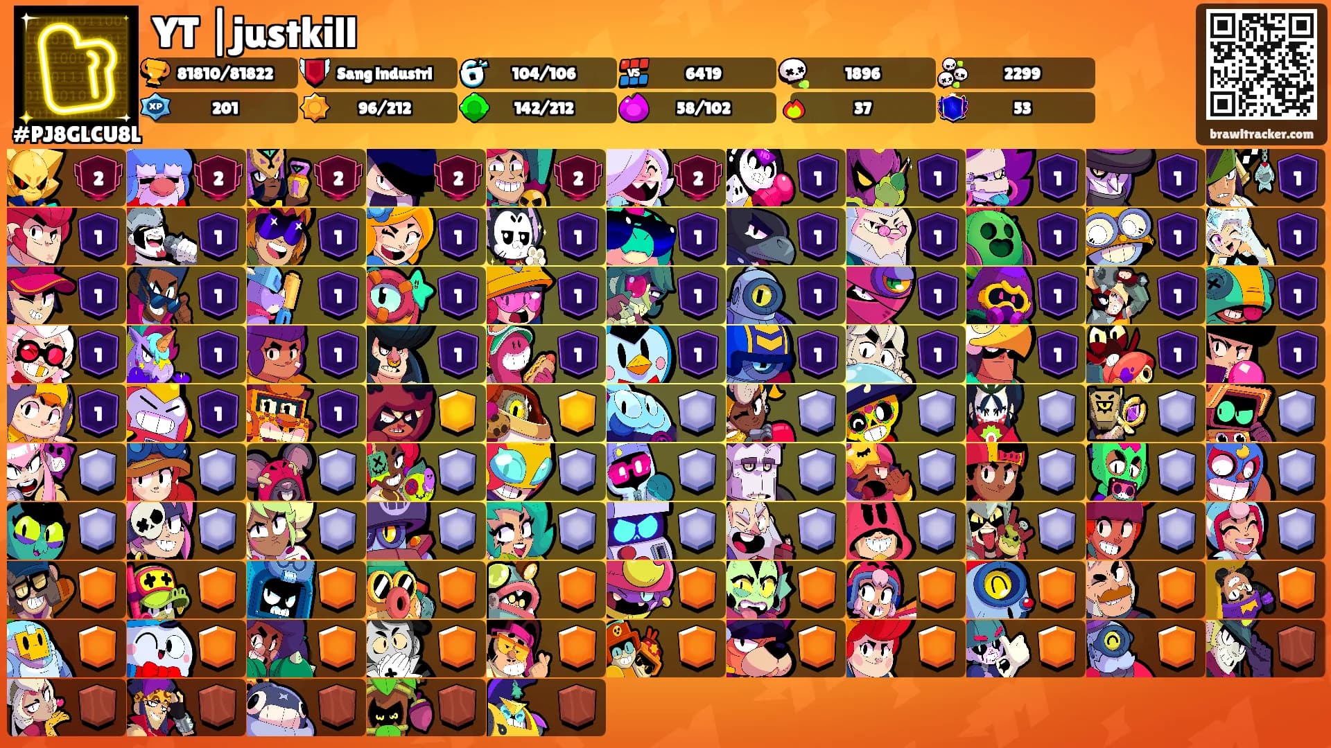 YT |justkill's Ranks