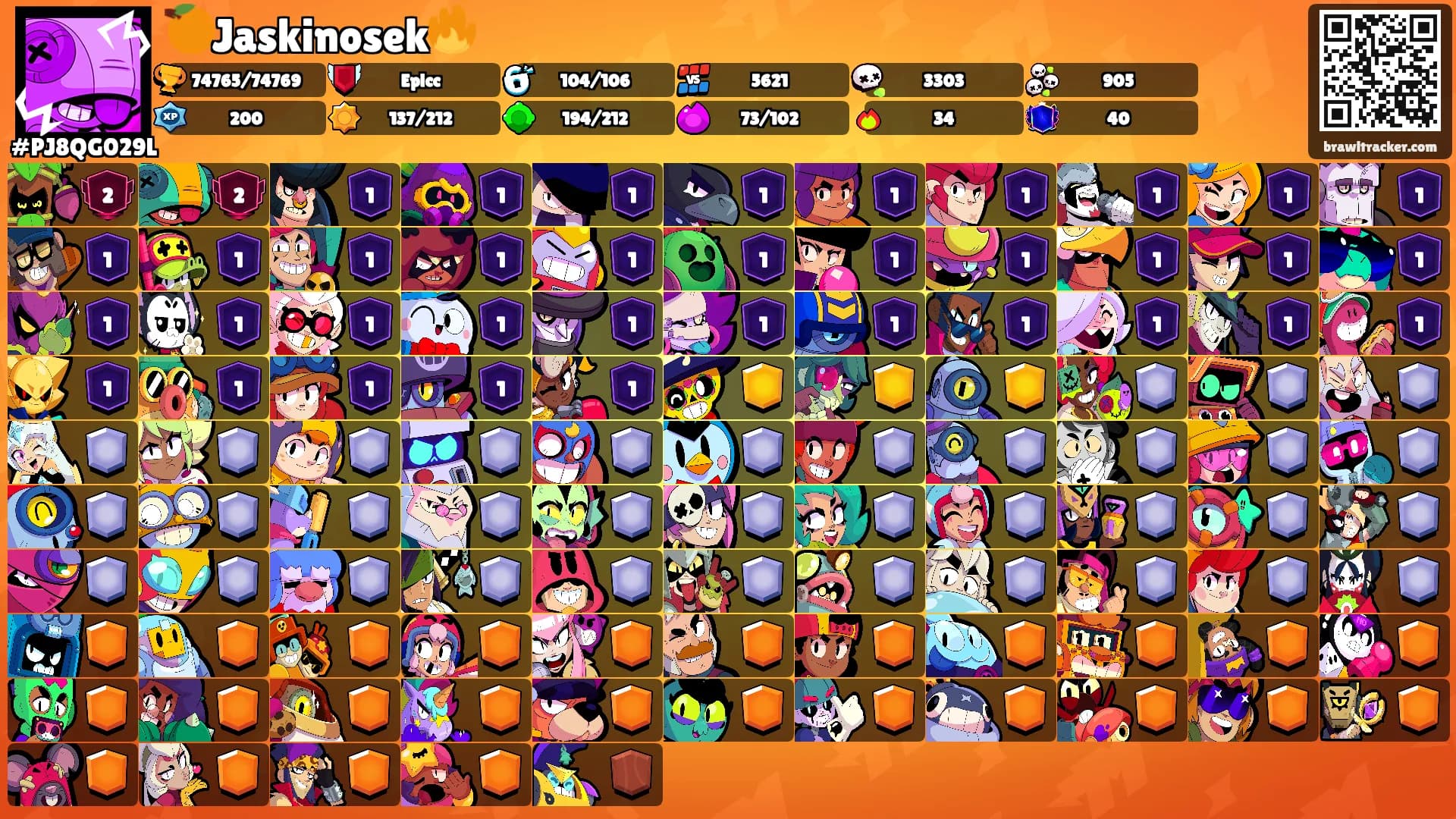 🍊Jaskinosek🔥's Ranks