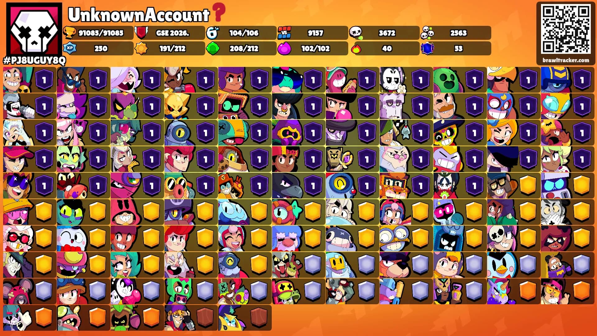 UnknownAccount❓'s Ranks