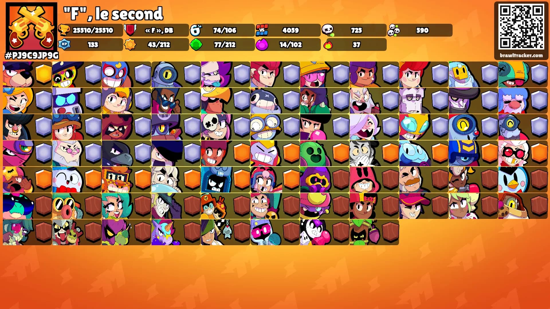 "F", le second's Ranks