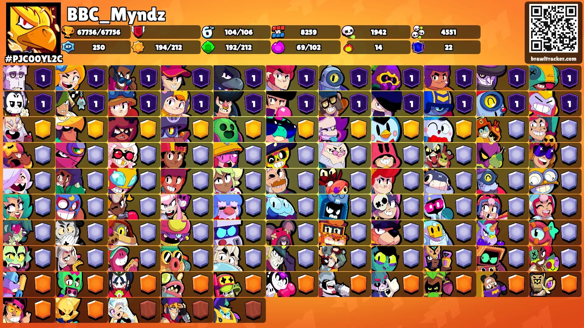 BBC_Myndz's Ranks