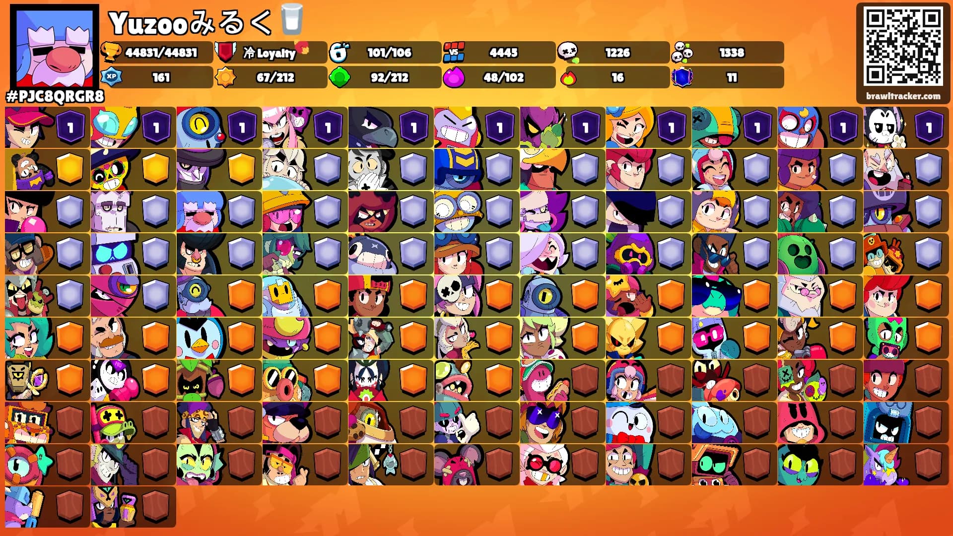 Yuzooみるく🥛's Ranks