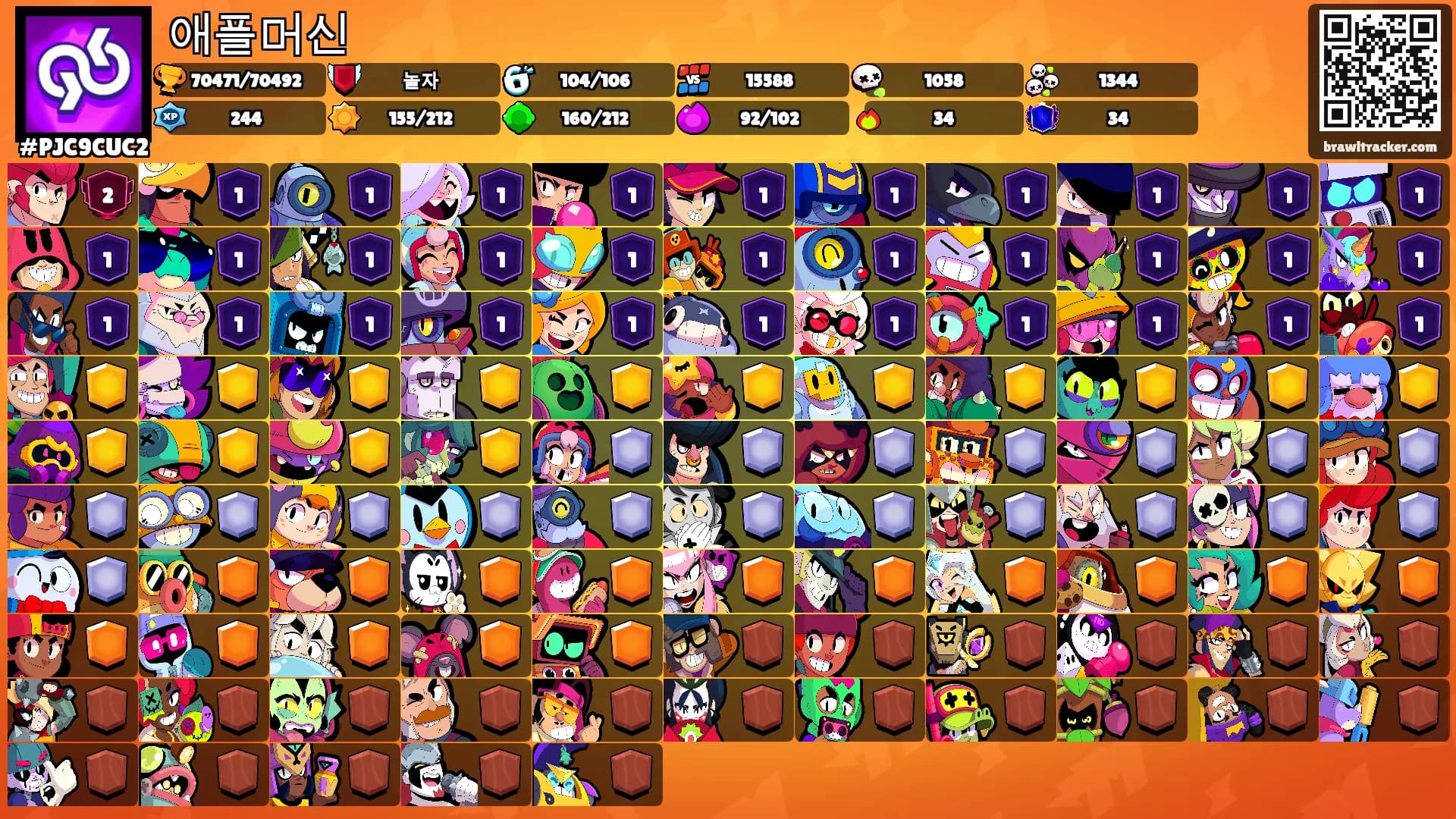 애플머신's Ranks