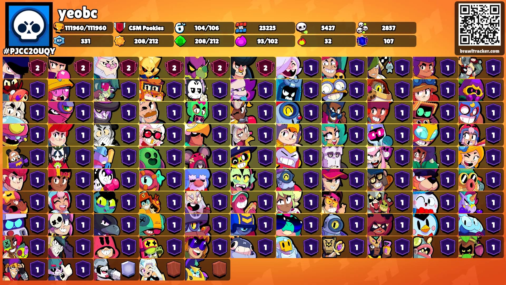 yeobc's Ranks