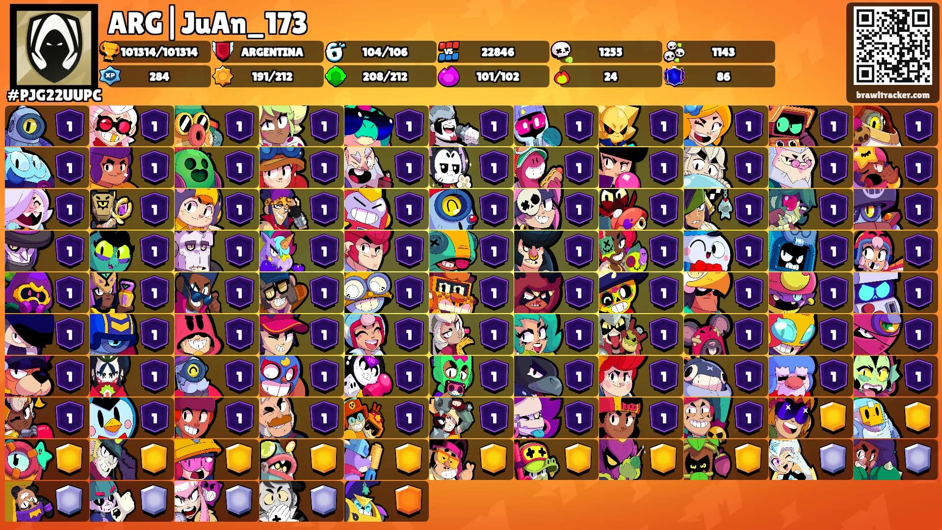 ARG|JuAn_173's Ranks