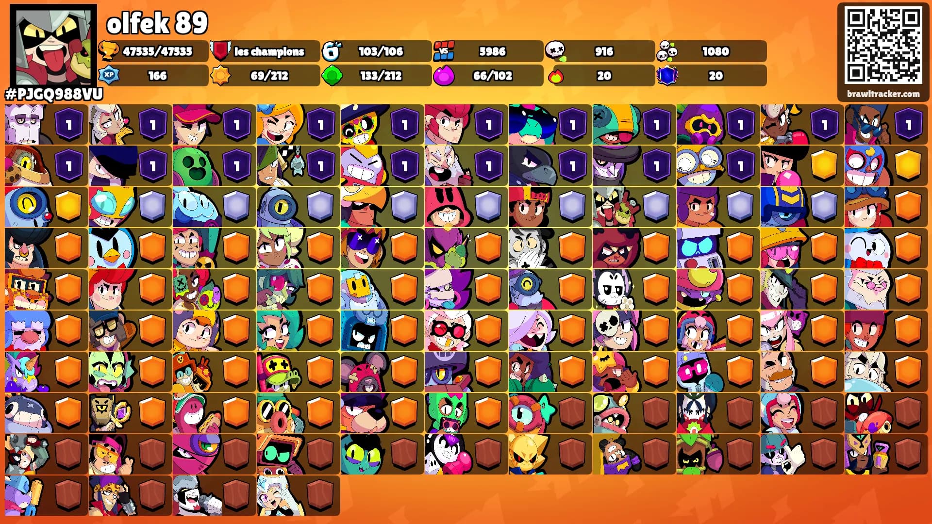 olfek 89's Ranks