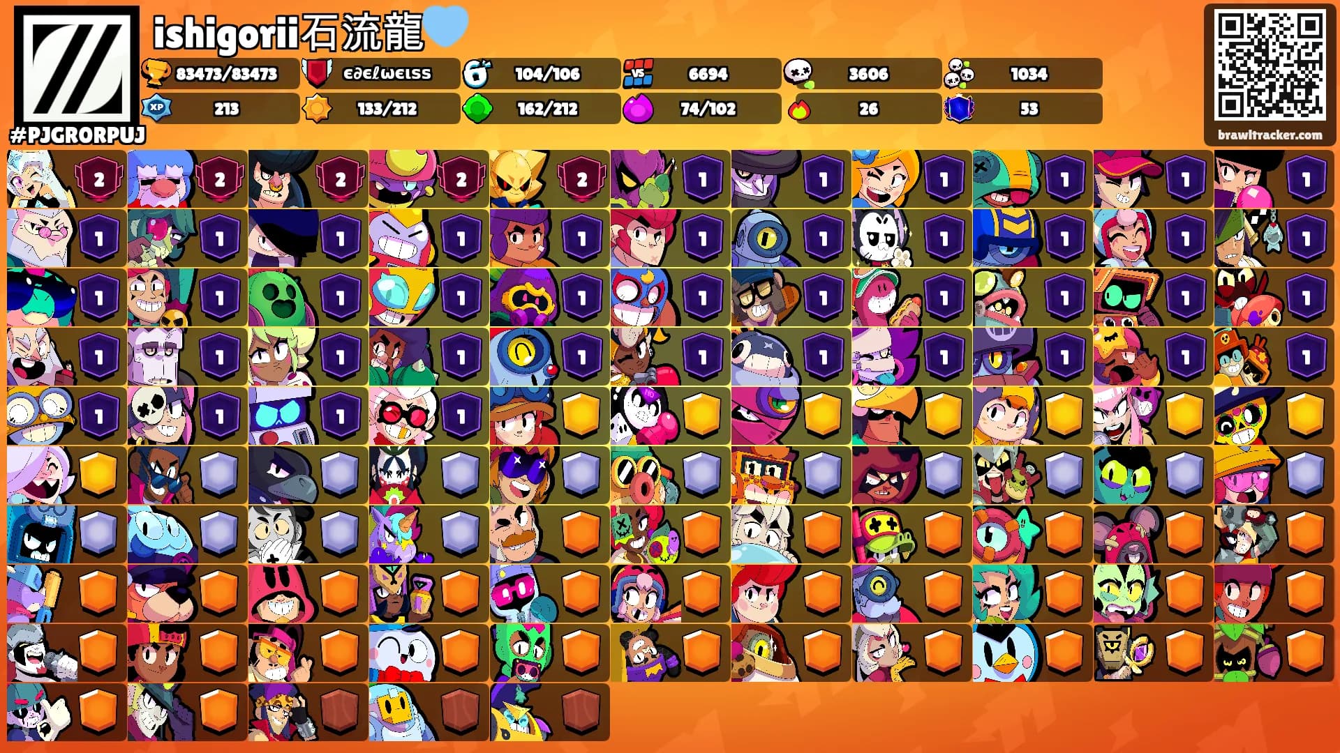 ishigorii石流龍🩵's Ranks