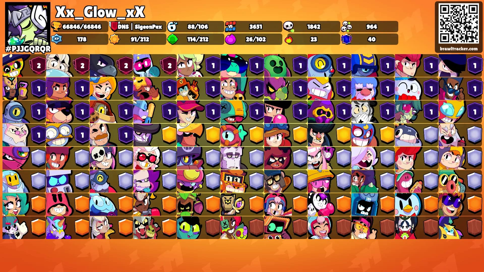 Xx_Glow_xX's Ranks