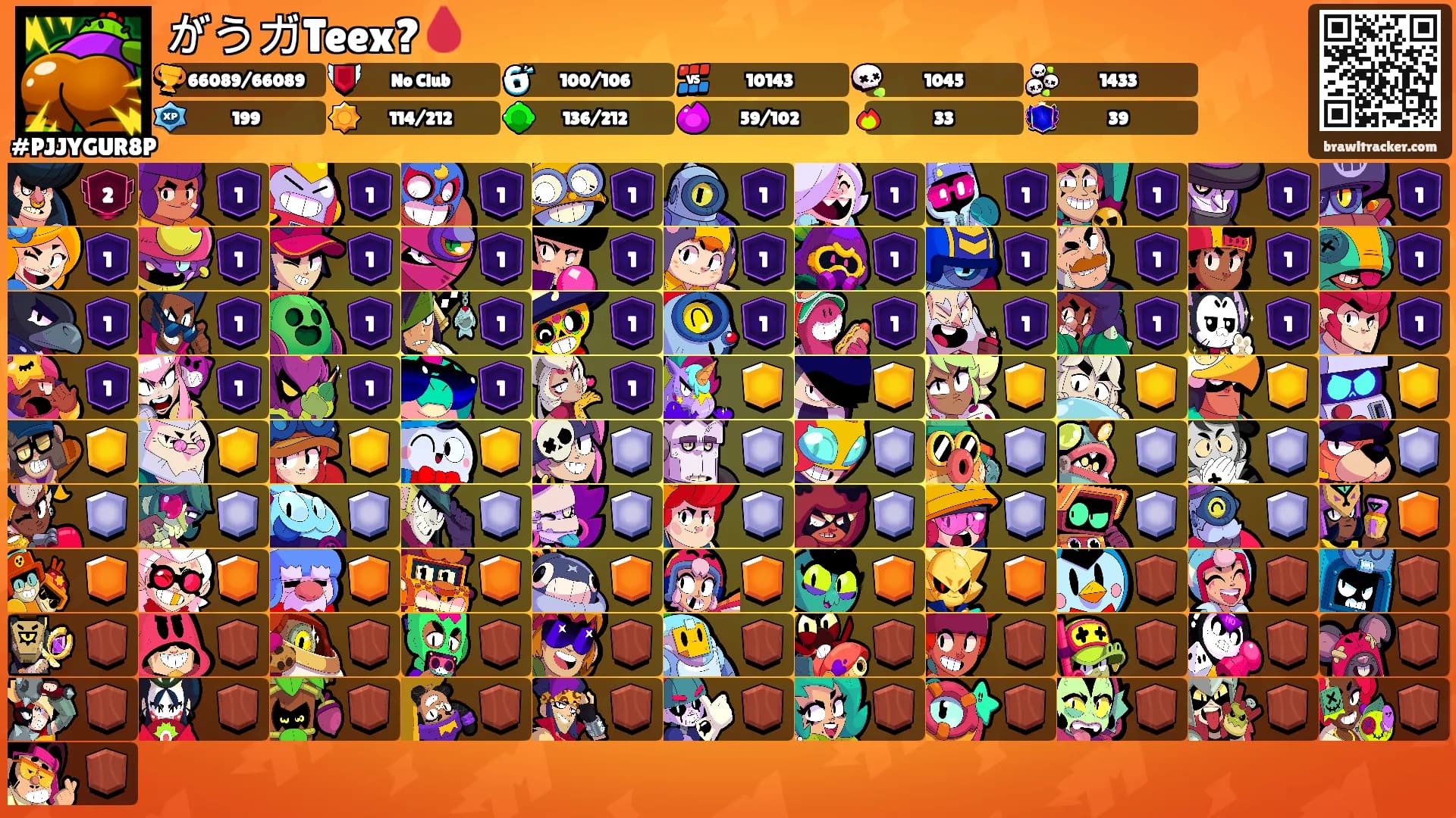 がうガTeex?🩸's Ranks