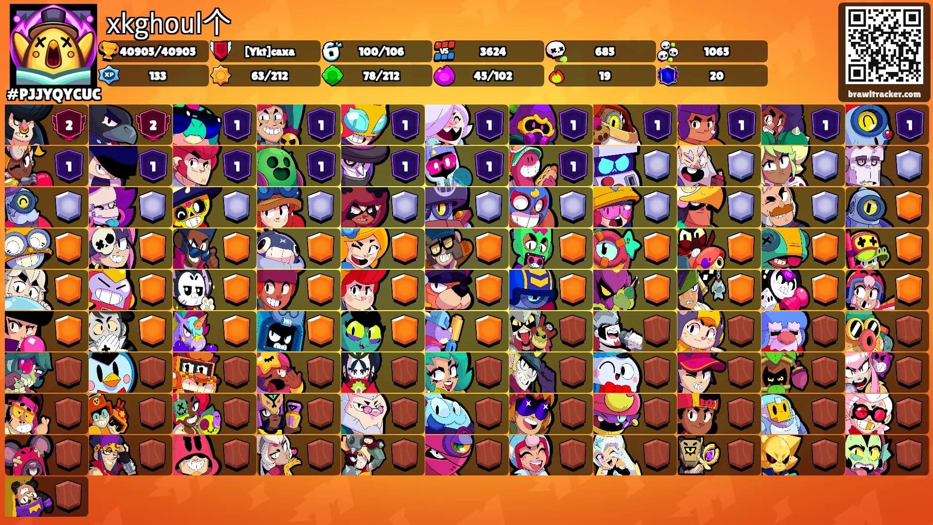 𝗑𝗄𝗀𝗁𝗈𝗎𝗅个's Ranks
