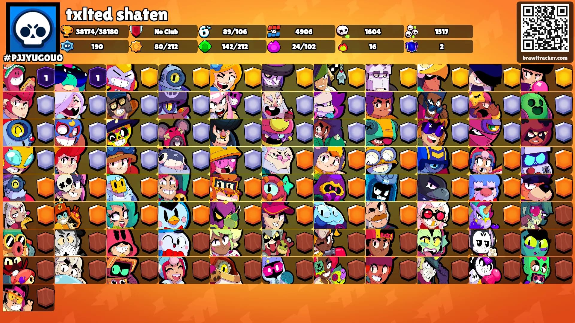 txlted shaten's Ranks