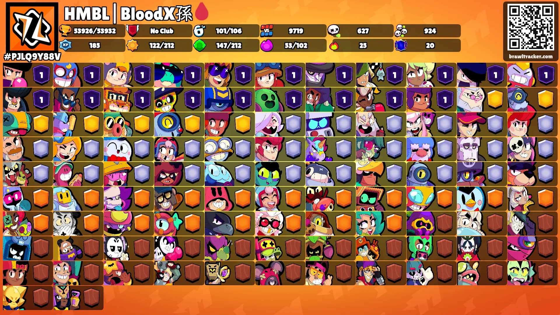 HMBL|BloodX孫🩸's Ranks